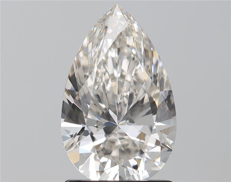 2.08ct H VS1 Rare Carat Ideal Cut Pear Lab Grown Diamond