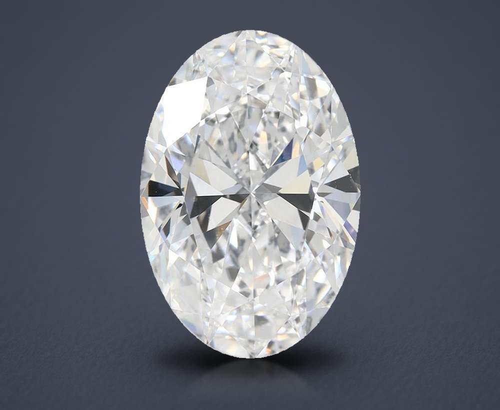 3.40 Carat Oval Lab Diamond