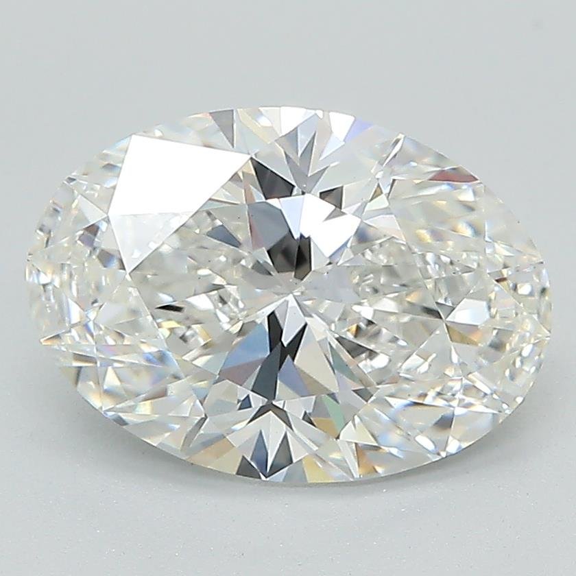 2.56ct F VS1 Rare Carat Ideal Cut Oval Lab Grown Diamond