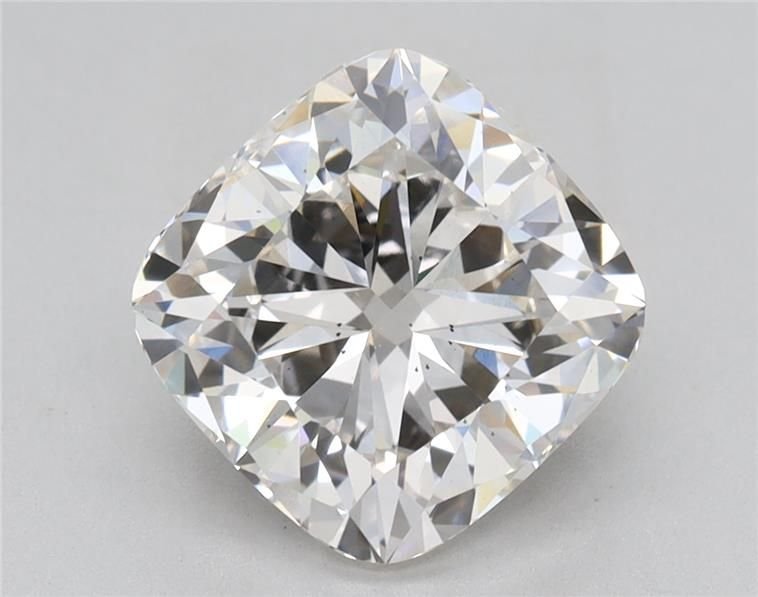 2.26ct H SI1 Rare Carat Ideal Cut Cushion Lab Grown Diamond