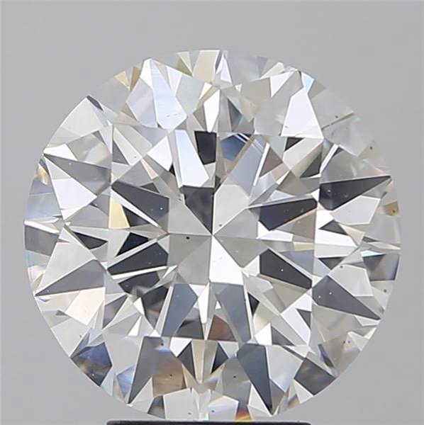 5.01ct G SI1 Rare Carat Ideal Cut Round Diamond