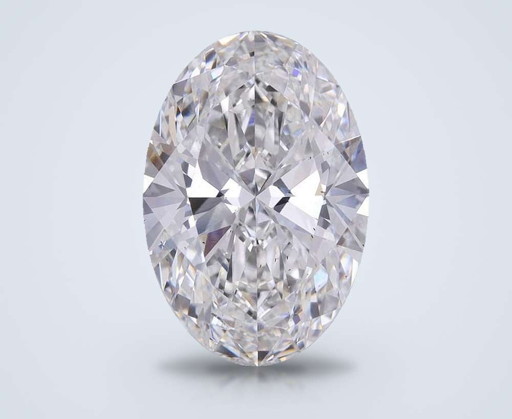 6.52 Carat Oval Lab Diamond