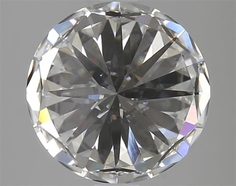 3.81ct F SI1 Rare Carat Ideal Cut Round Lab Grown Diamond