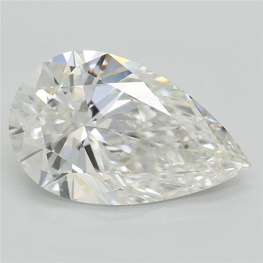 4.62ct F VS1 Rare Carat Ideal Cut Pear Lab Grown Diamond