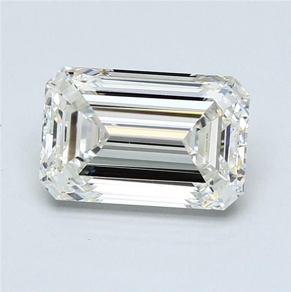 3.01ct I VVS1 Excellent Cut Emerald Diamond