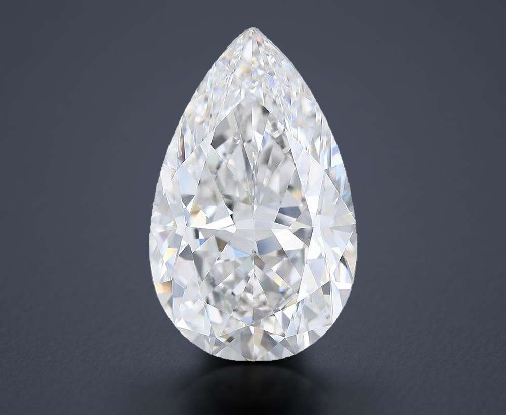 12.05 Carat Pear Natural Diamond