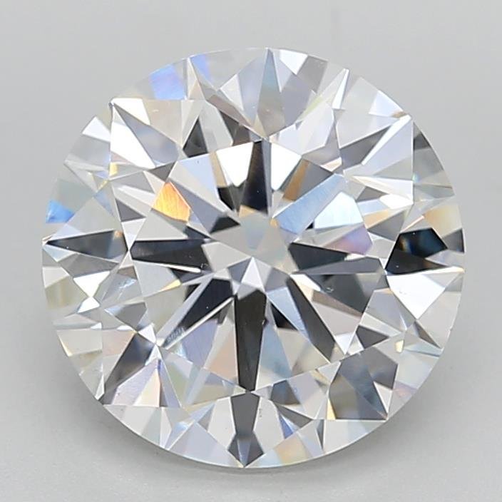 5.01ct F VS1 Very Good Cut Round Lab Grown Diamond