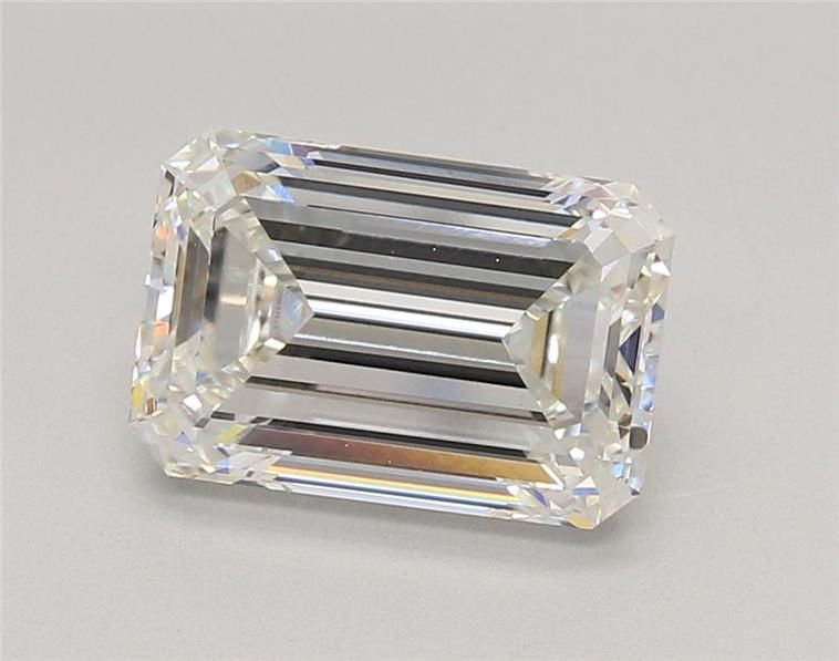 3.44ct G VS1 Rare Carat Ideal Cut Emerald Lab Grown Diamond