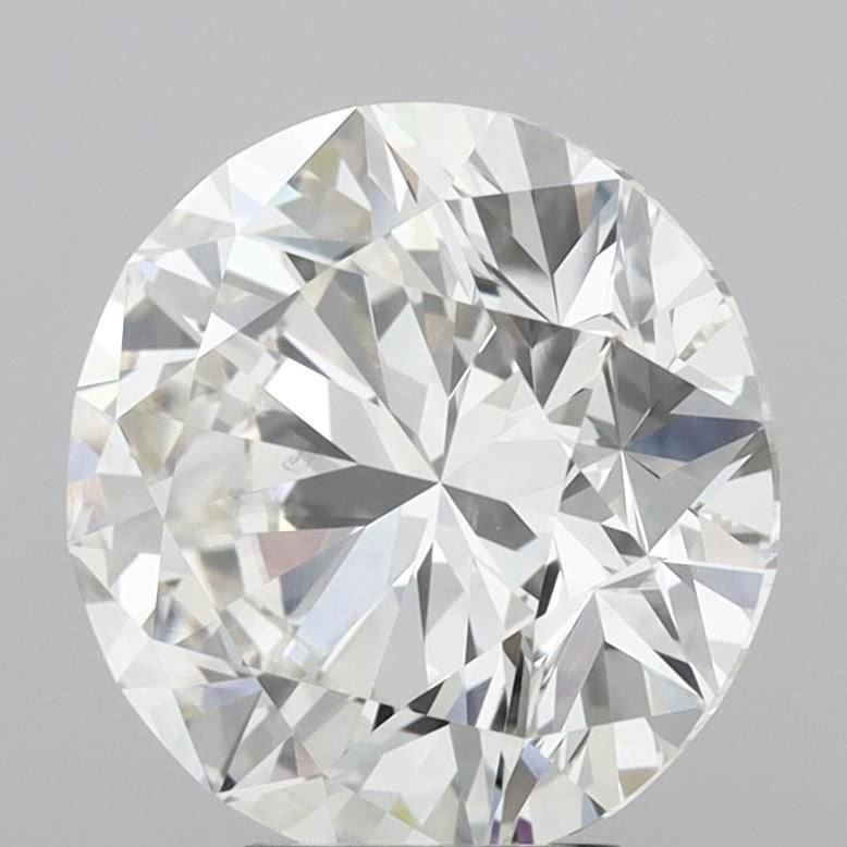 5.03ct K VS2 Rare Carat Ideal Cut Round Diamond