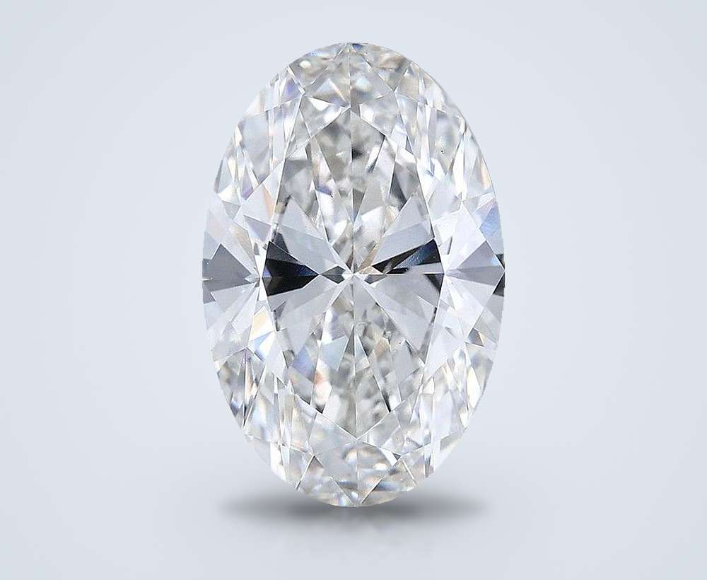 6.72 Carat Oval Lab Diamond