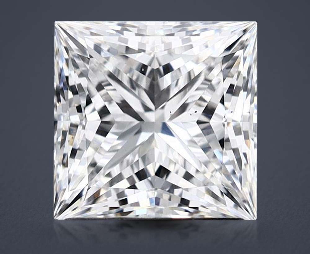 1.73 Carat Princess Lab Diamond