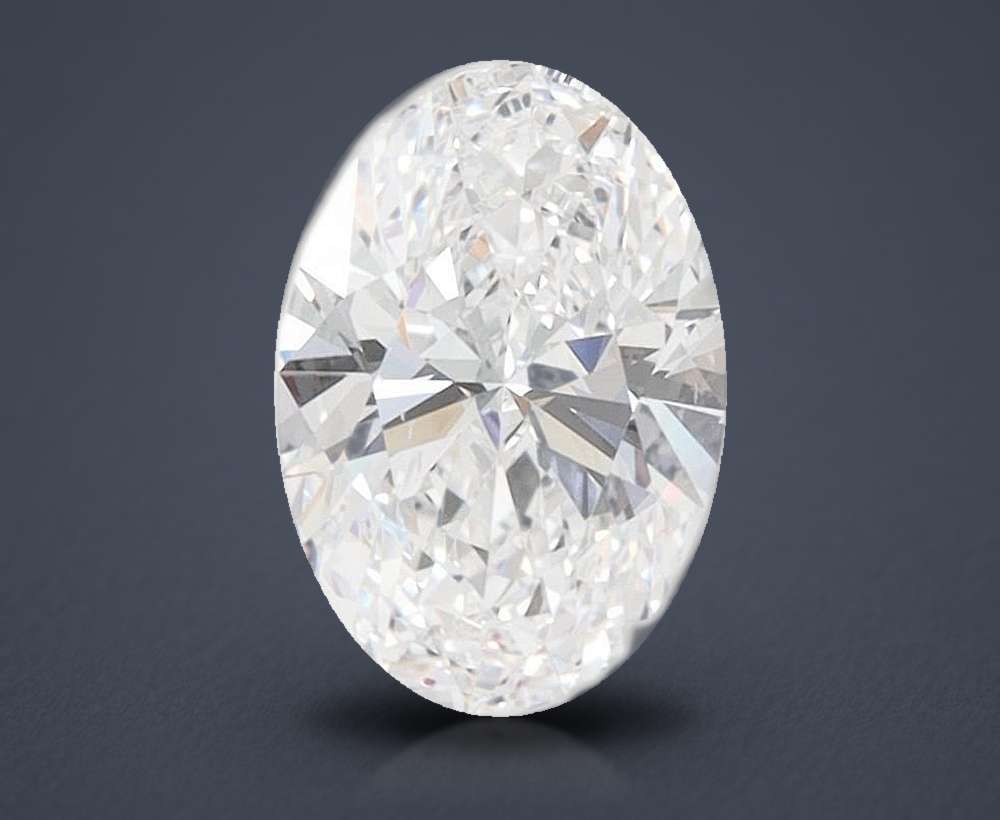 1.34 Carat Oval Lab Diamond