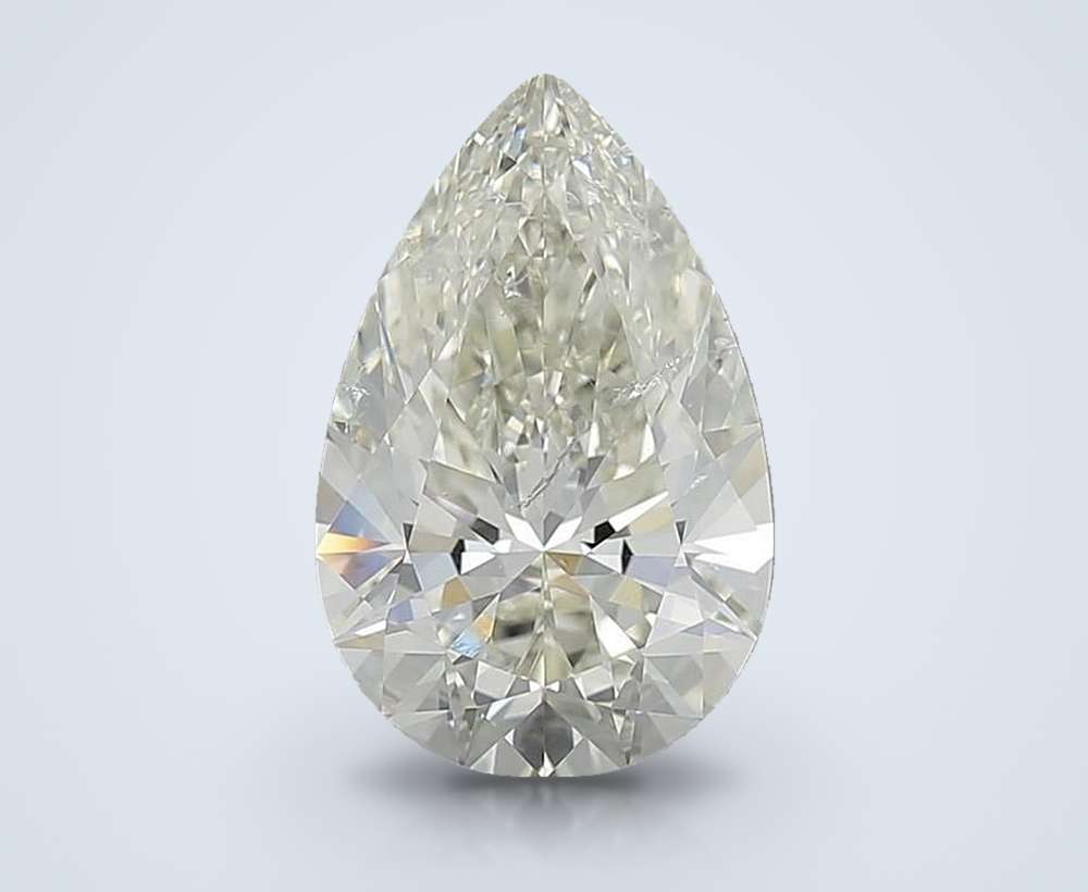 3.02 Carat Pear Natural Diamond