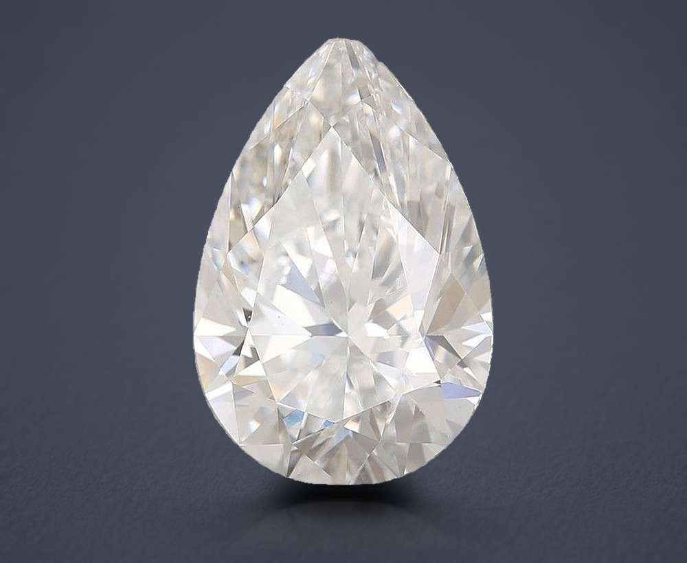 3.00 Carat Pear Lab Diamond