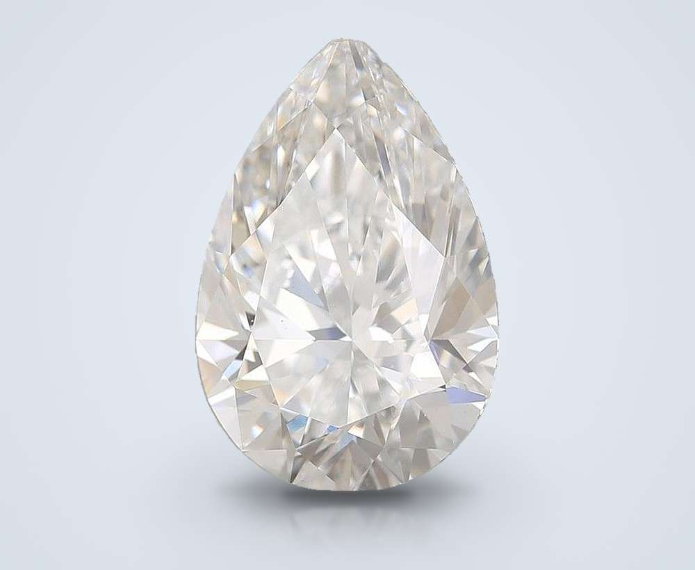 3.00 Carat Pear Lab Diamond