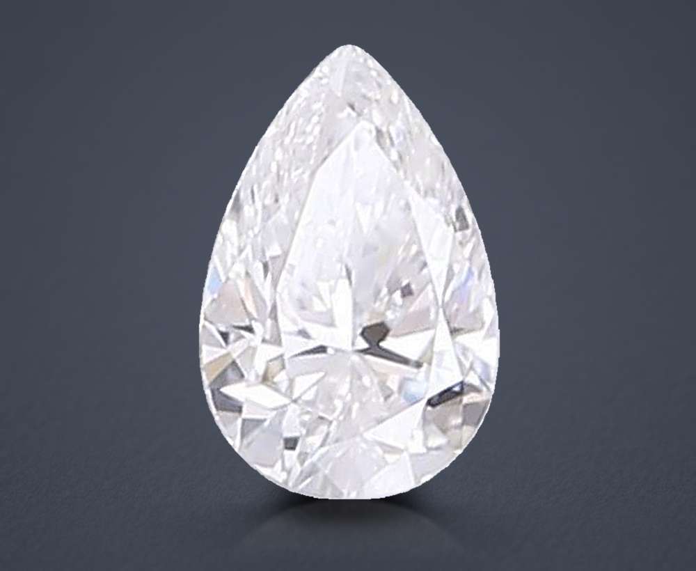 0.44 Carat Pear Lab Diamond