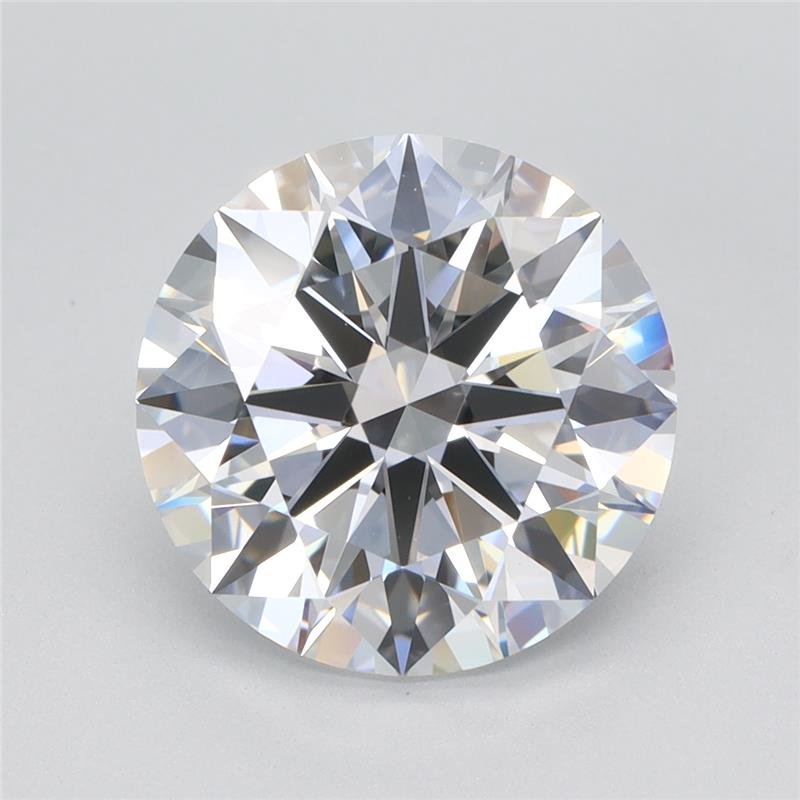 4.09ct D VVS2 Rare Carat Ideal Cut Round Lab Grown Diamond