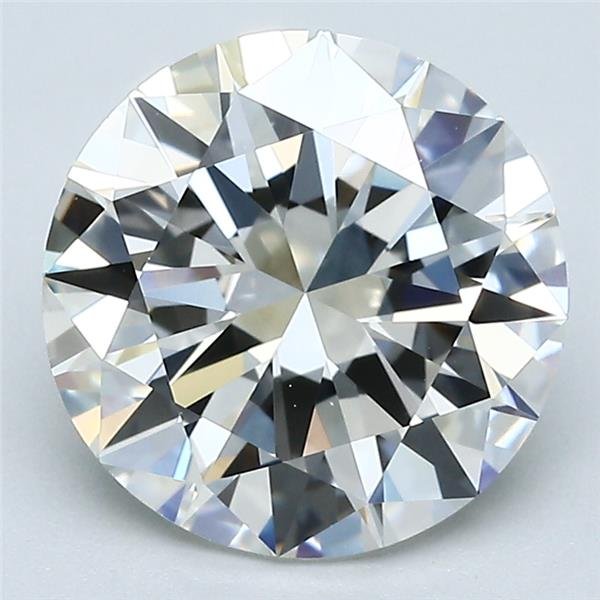 3.02ct J VS1 Very Good Cut Round Diamond