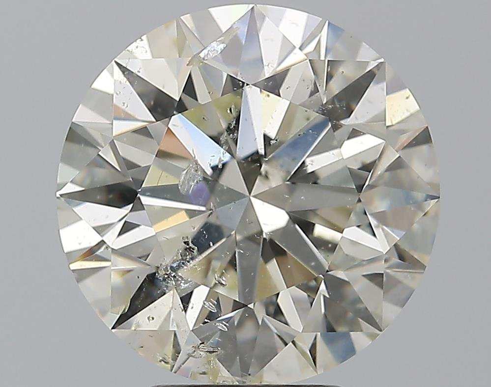 5.02ct J SI2 Excellent Cut Round Diamond