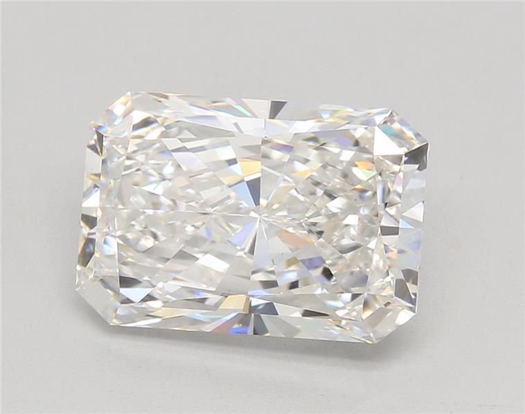 5.54ct F VS1 Rare Carat Ideal Cut Radiant Lab Grown Diamond