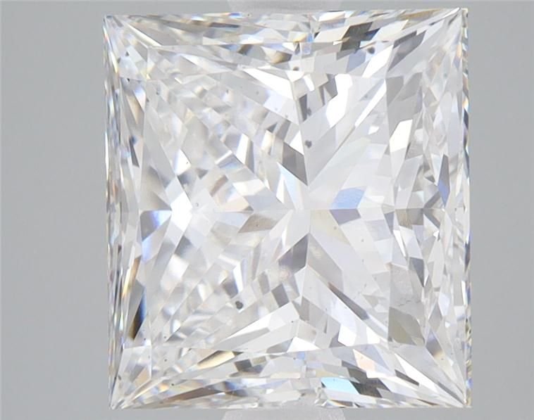 4.09ct G SI1 Rare Carat Ideal Cut Princess Lab Grown Diamond