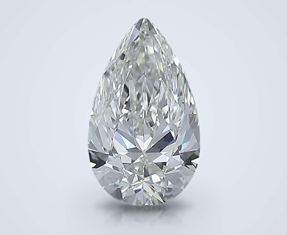 0.90 Carat Pear Natural Diamond