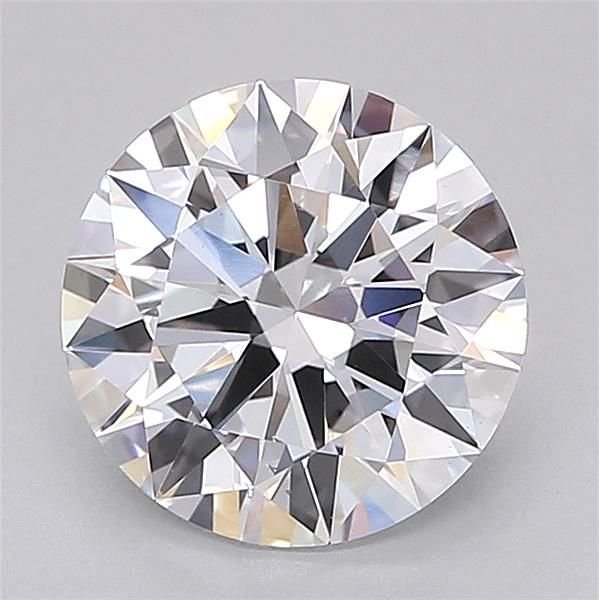 2.51ct D VS2 Ideal Cut Round Lab Grown Diamond
