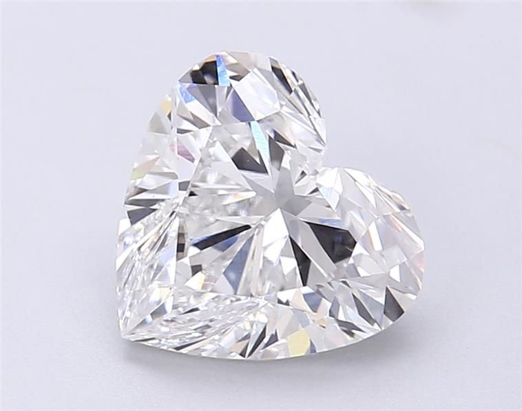 3.01ct D VS1 Rare Carat Ideal Cut Heart Lab Grown Diamond