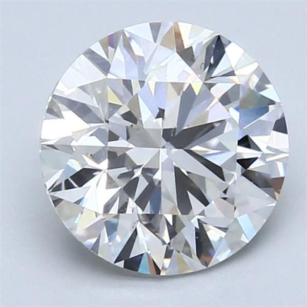 2.53ct F VS2 Rare Carat Ideal Cut Round Lab Grown Diamond