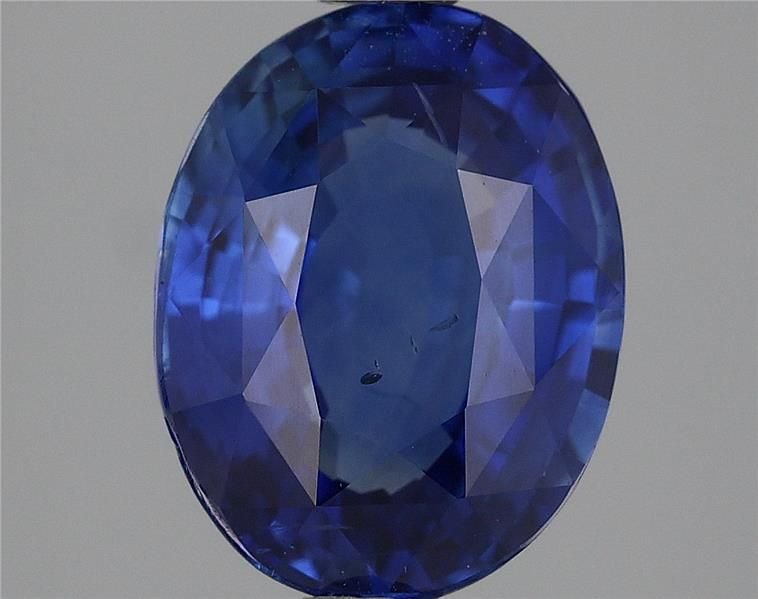 3.02 Carat Blue Oval Sapphire