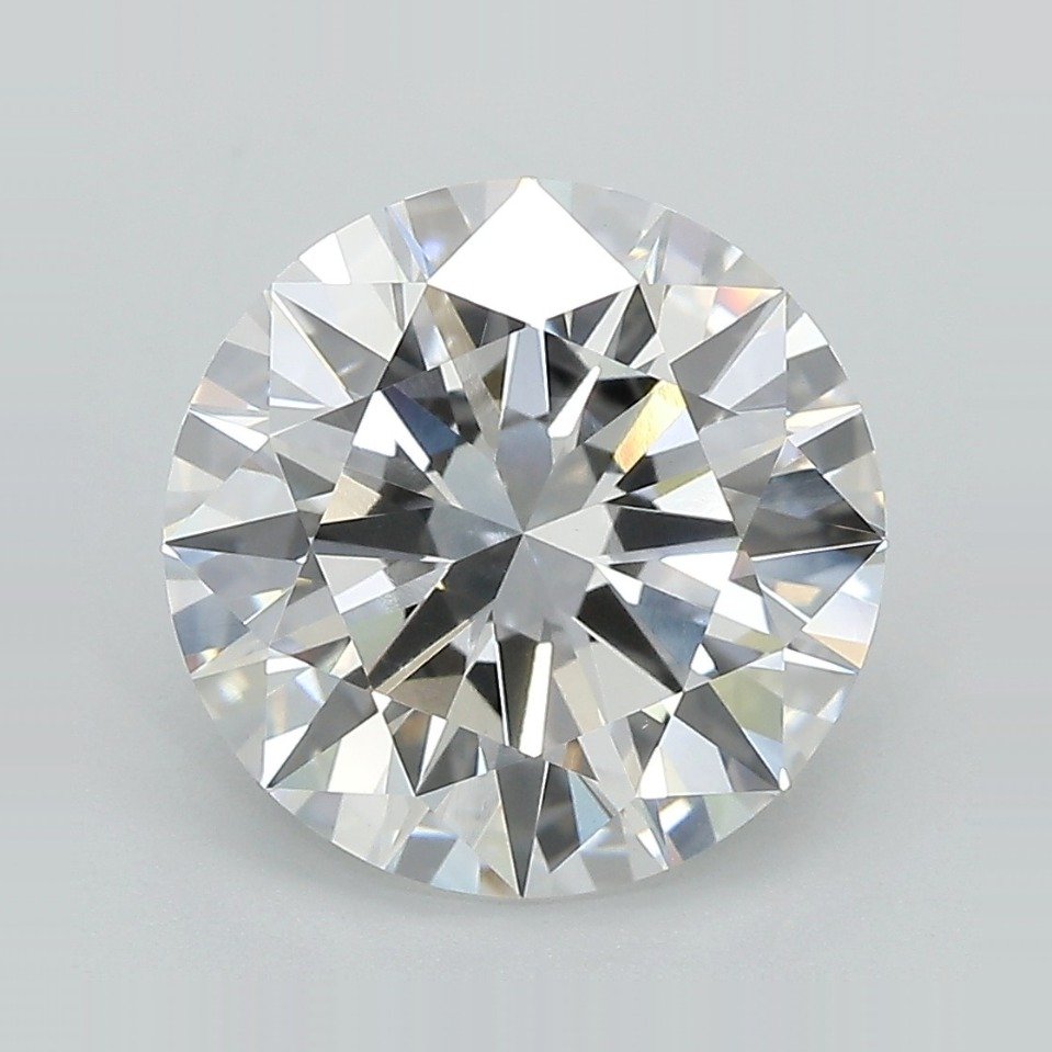 4.52ct E VVS2 Excellent Cut Round Lab Grown Diamond