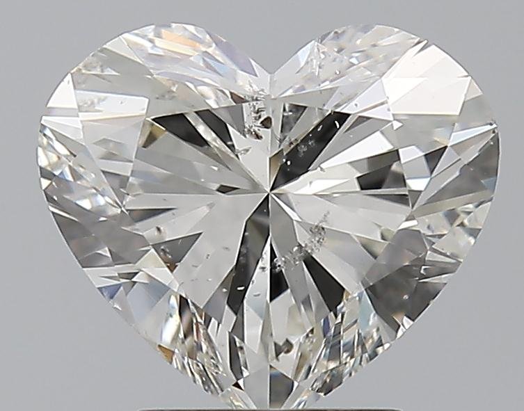 2.60ct I SI2 Rare Carat Ideal Cut Heart Diamond