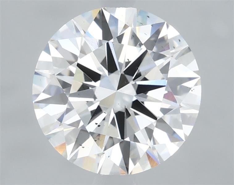 2.04ct F SI1 Rare Carat Ideal Cut Round Lab Grown Diamond