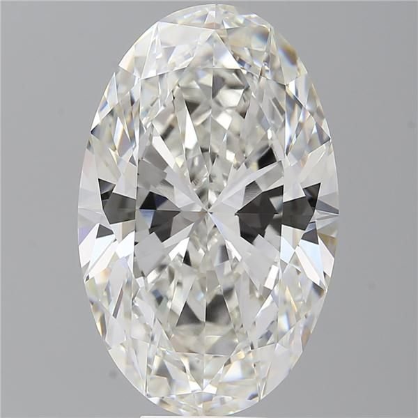 11.10ct F VVS2 Rare Carat Ideal Cut Oval Lab Grown Diamond