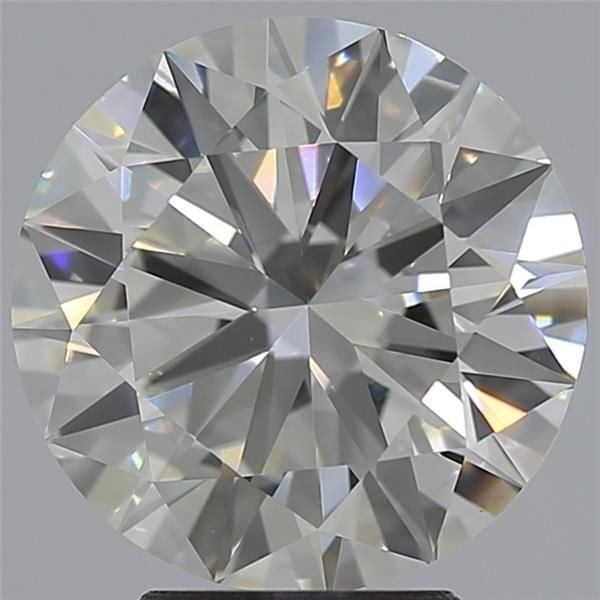 4.01ct K VVS2 Rare Carat Ideal Cut Round Diamond