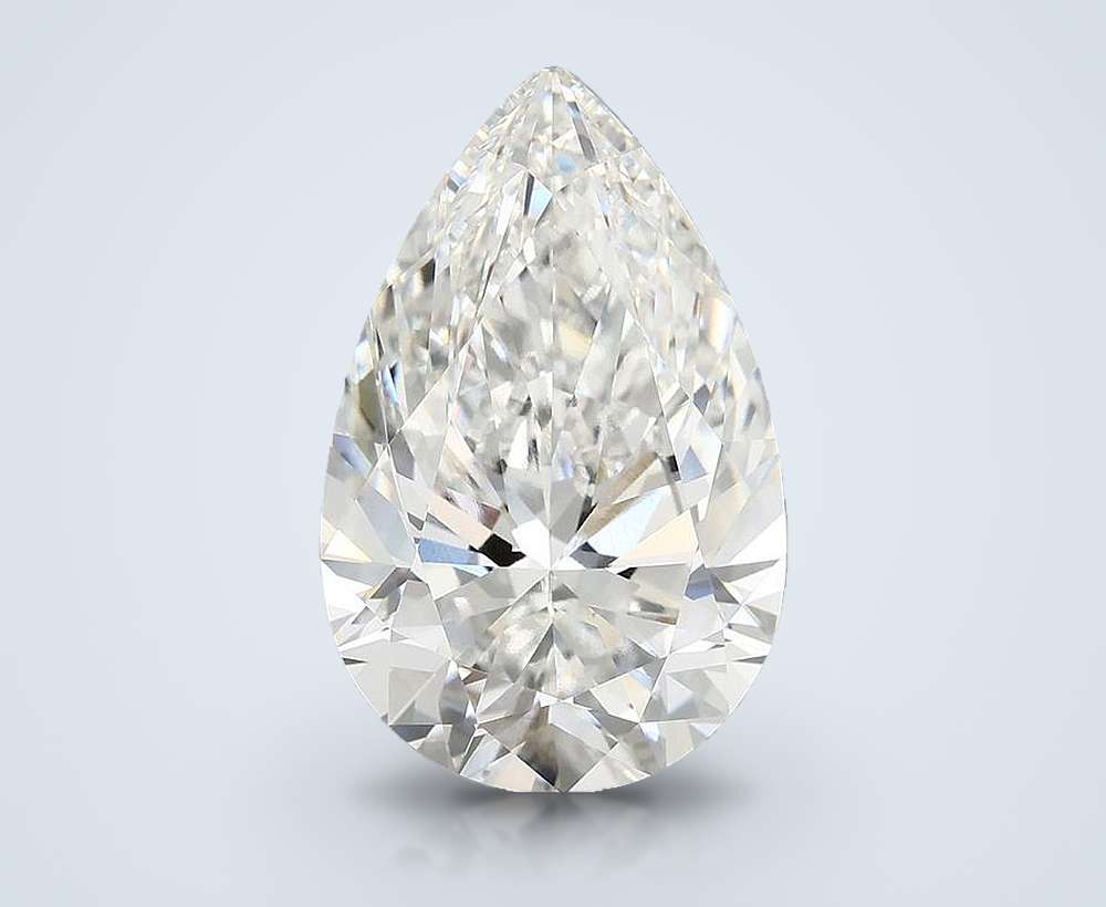 7.57 Carat Pear Lab Diamond