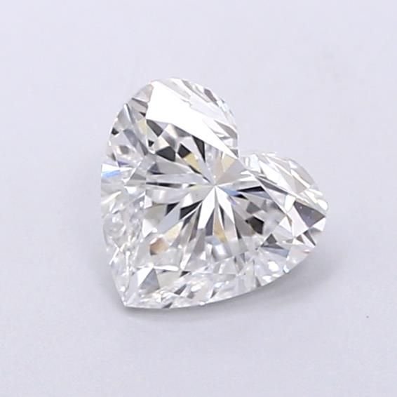 0.64ct D VVS2 Rare Carat Ideal Cut Heart Lab Grown Diamond