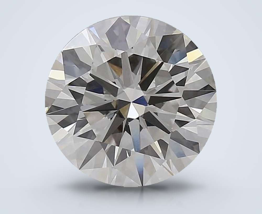 4.08 Carat Round Lab Diamond