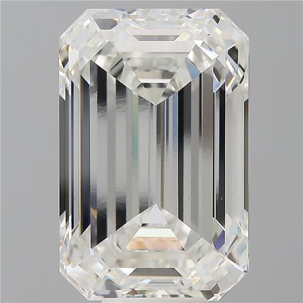 12.06ct F VS1 Rare Carat Ideal Cut Emerald Lab Grown Diamond