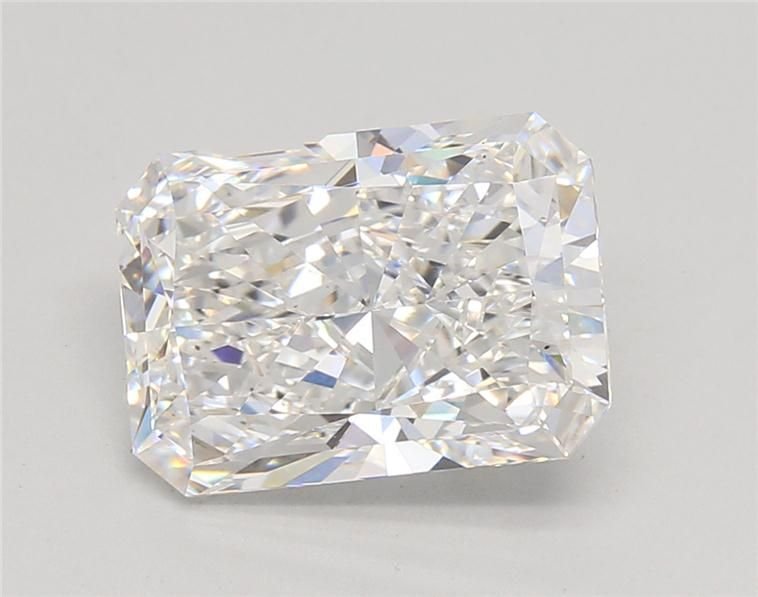 4.02ct D VS2 Rare Carat Ideal Cut Radiant Lab Grown Diamond