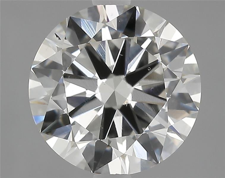 2.71ct J VS2 Excellent Cut Round Lab Grown Diamond