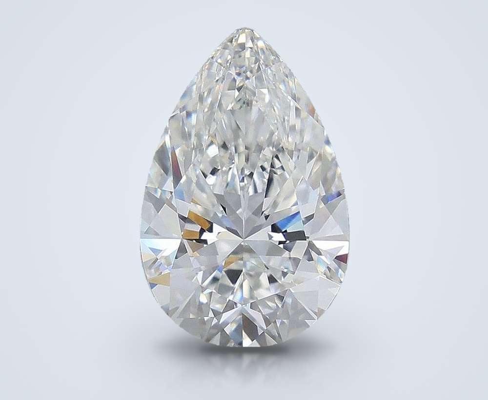 3.84 Carat Pear Lab Diamond