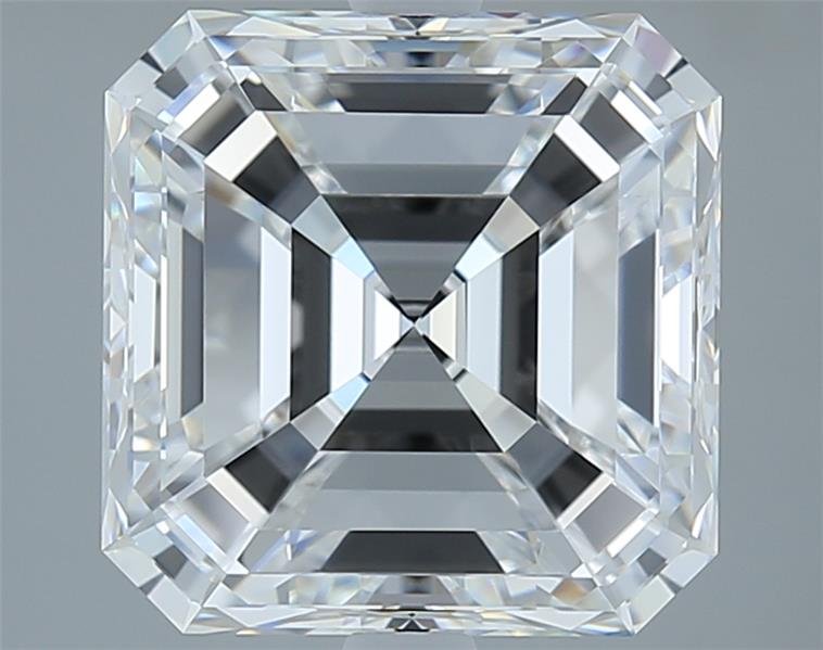 5.01ct D IF Excellent Cut Asscher Diamond