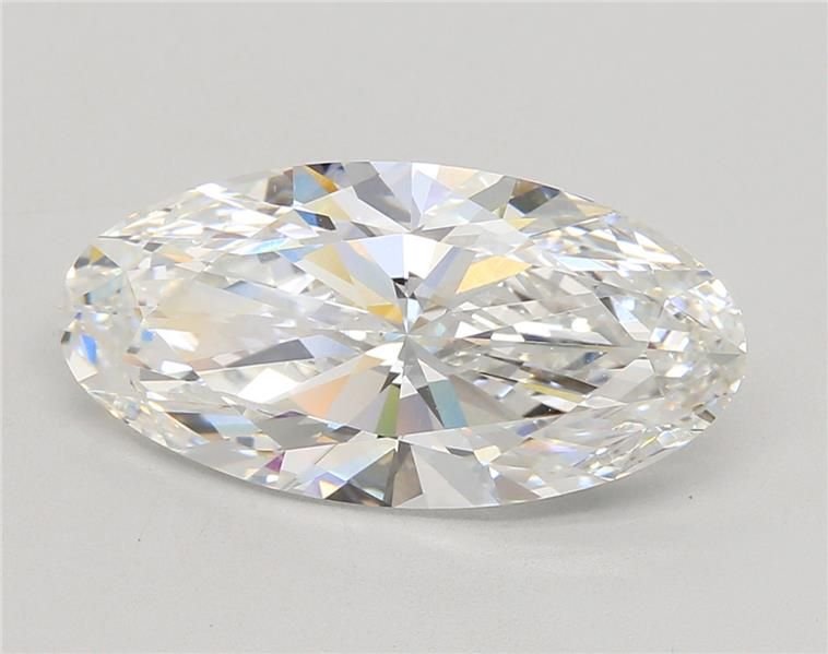 5.03ct F VVS2 Rare Carat Ideal Cut Oval Lab Grown Diamond