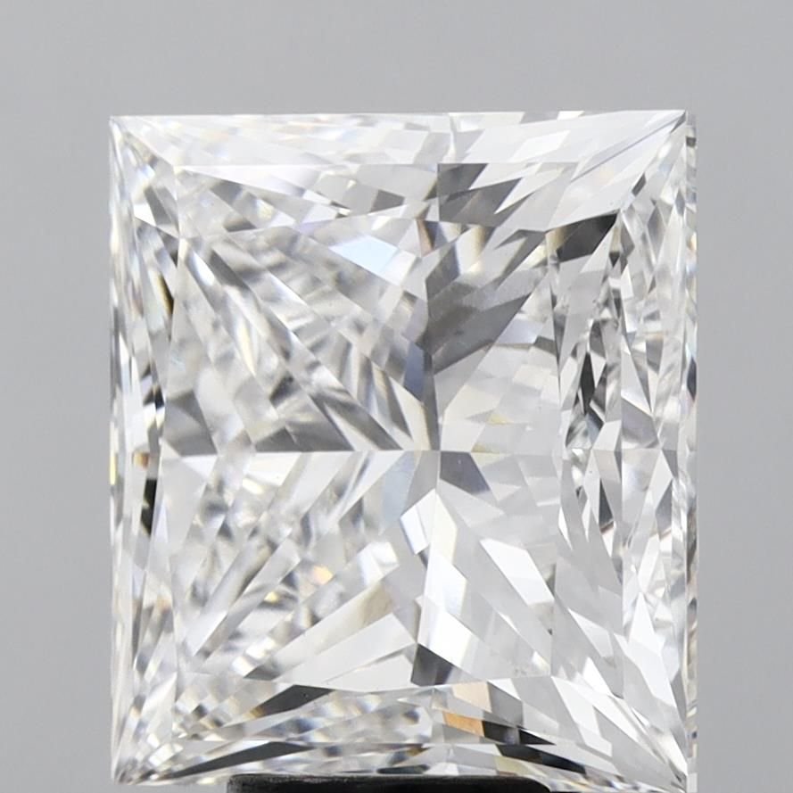 10.02ct F VS1 Rare Carat Ideal Cut Princess Lab Grown Diamond