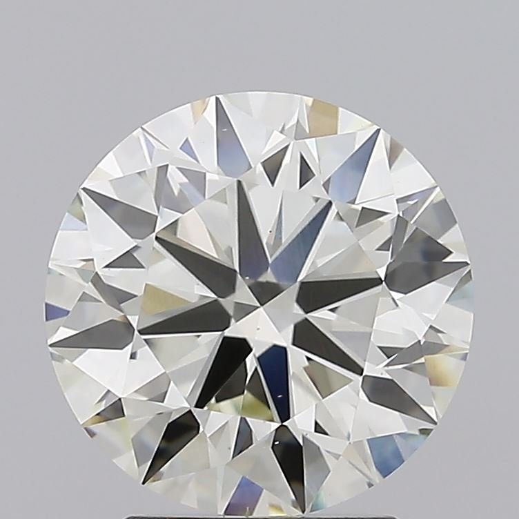 2.67ct J VS1 Excellent Cut Round Lab Grown Diamond