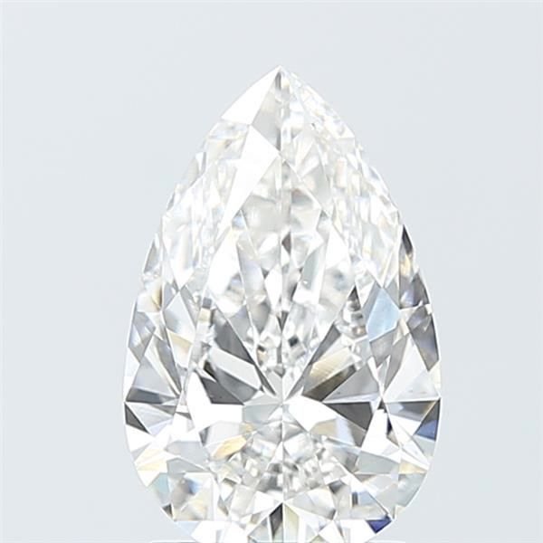 2.02ct F VS2 Rare Carat Ideal Cut Pear Lab Grown Diamond