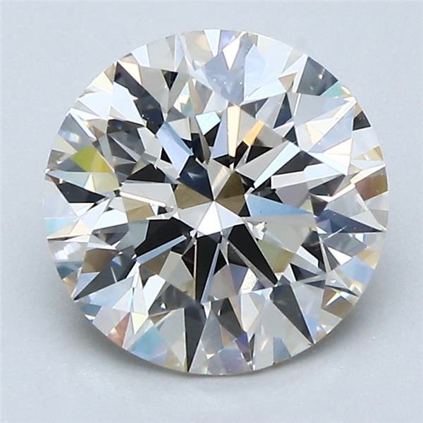 2.17ct H SI1 Rare Carat Ideal Cut Round Diamond