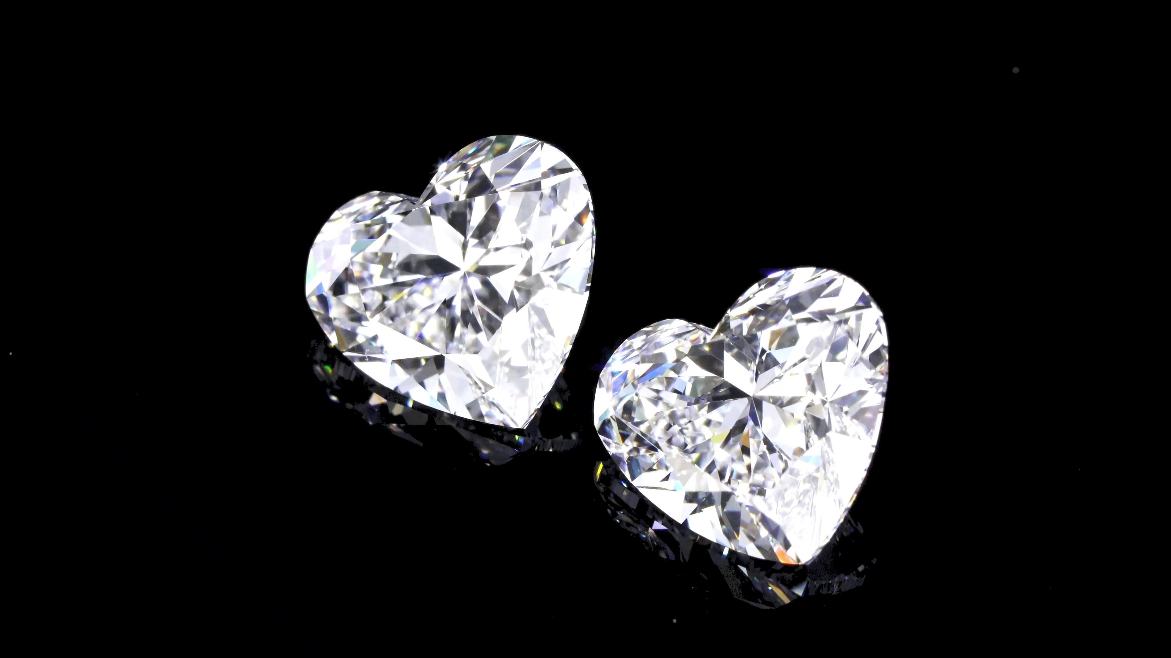 6.13ct D FL Rare Carat Ideal Cut Heart Diamond