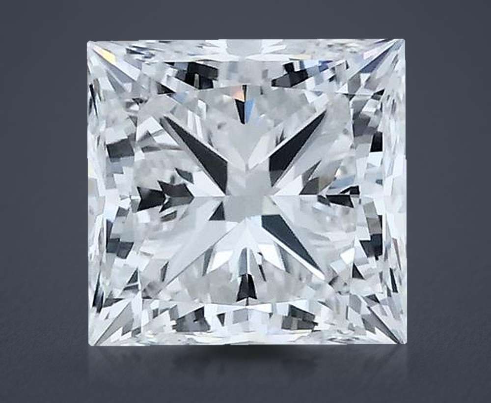 1.52 Carat Princess Lab Diamond